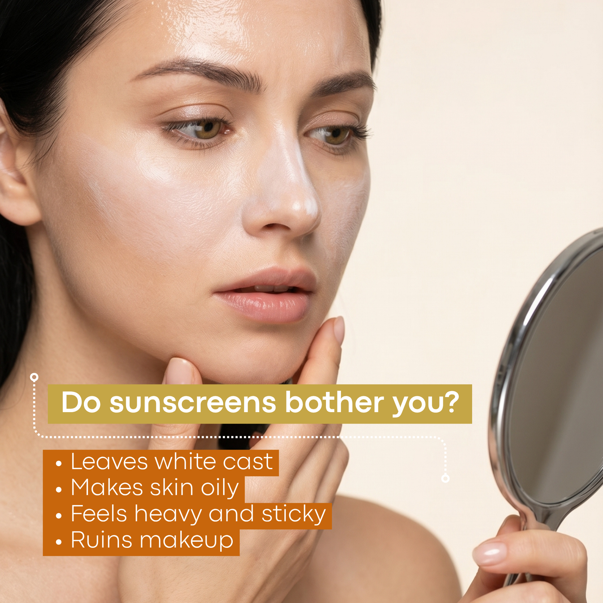 SUNSCREEN & sunblock  SPF 50+  75ml. airless luxury pump
