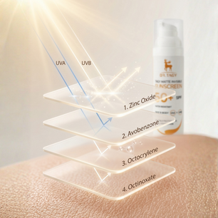 SUNSCREEN & sunblock  SPF 50+  75ml. airless luxury pump
